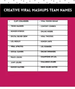 Creative Viral Mashups team names (1)