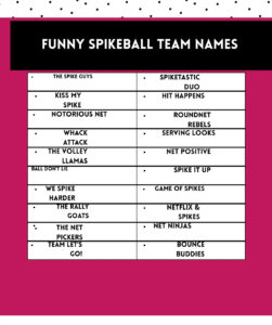300+ Fresh & Creative Spikeball Team Names That Smash Hard! 1 Funny Spikeball team names that bring laughter and playful energy to every match and competition.