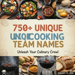 Unique Cooking Team Names for Competitions, Friends & Social Media